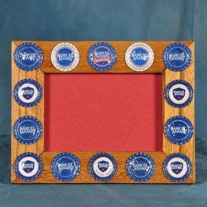 Beer cap picture frame - Sam Adams Boston Brewery